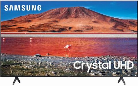 历史低价！Samsung 三星 TU7000 4K超高清 HDR 70英寸智能电视特卖+包邮！