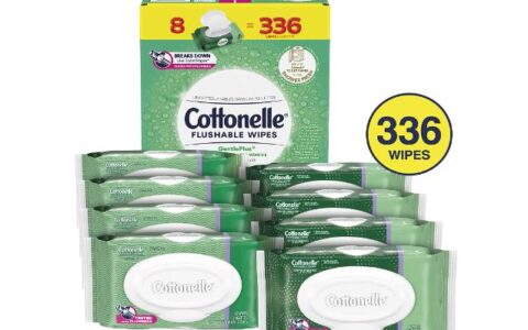 Cottonelle 可冲厕用湿巾336片特卖！更干净卫生！