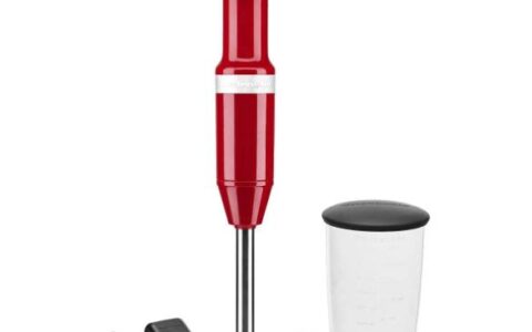 KitchenAid 8英寸无绳变速手持搅拌器/料理棒特卖+包邮！多色可选