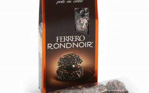 Ferrero Rondnoir 黑莎脆皮黑巧克力球8颗/袋特卖+5袋额外9.5折！