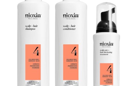 会员专享！Nioxin 丽康丝 4号 专业防脱发洗发护发套装（300ml洗发水+300ml护发素+100ml头皮固发精华液）特卖！