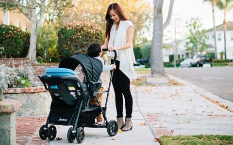 Joovy 8141 儿童双人可折叠超轻推车特卖+包邮！