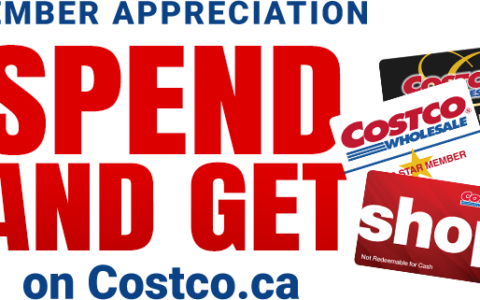 Costco 加拿大官网 会员答谢日！大量家具电器，家居办公用品、鞋服包、运动健身、节日用品等特卖！满送$500电子礼品卡 