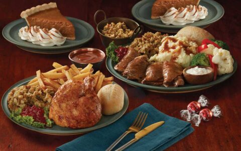 Swiss Chalet 丰盛可口的 感恩节大餐只需$15.49
