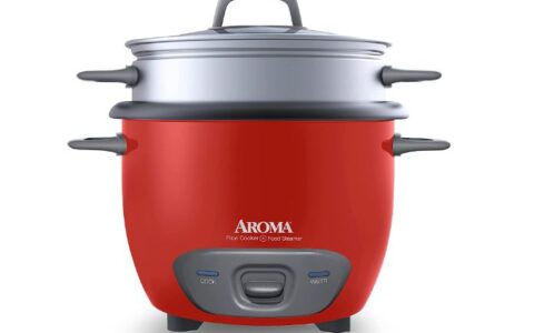 Aroma 电饭煲+蒸锅二合一多功能小锅特卖！饭菜一锅出
