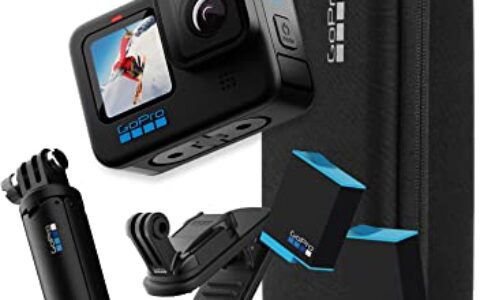 黑五史低价！GoPro HERO10 Black 防水运动相机 旅行套装 特卖+包邮！