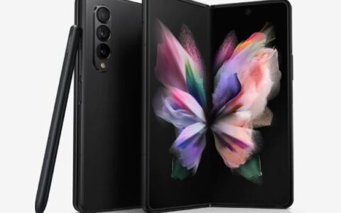网购周一史低价！Samsung 三星 Galaxy Z Fold3 5G 7.6英寸防水折叠屏手机特卖+包邮！幻影黑