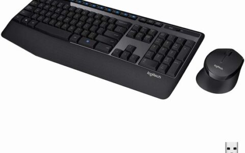 Logitech 罗技 MK345 防泼溅 无线键盘/鼠标套装特卖+包邮！鼠标带配掌托
