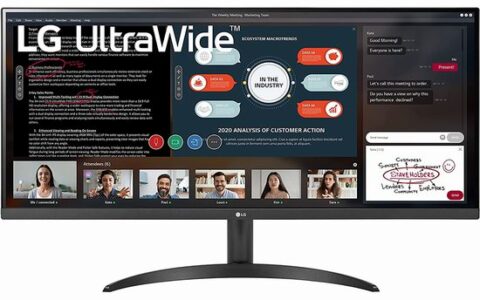 LG UltraWide 34WP500-B 34英寸 21:9 全高清IPS 显示器特卖+包邮！