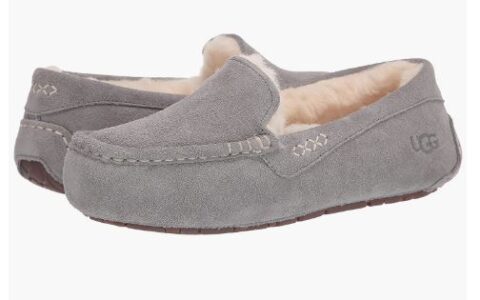 UGG 女士 Ansley 羊毛保暖便鞋特卖+包邮！2色多尺码可选