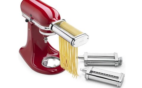 Kitchenaid KSMPRA 厨师机专用 不锈钢面条/面皮配件3件套特卖+包邮！8种厚度可选