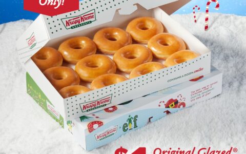 Krispy Kreme 甜甜圈双12优惠 一打甜甜圈 仅需$1