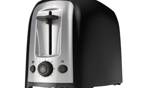 BLACK+DECKER TR1278B 超宽2片烤面包机特卖！可烤百吉饼和厚面包