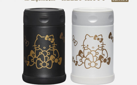 Zojirushi 象印 限量版 Hello Kitty系列 不锈钢食品保温罐 500ml 特卖+包邮！黑白2色可选