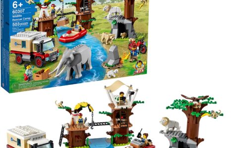 历史低价！LEGO 乐高 60307 野生动物救援营 (503 Pcs) 特卖+包邮！