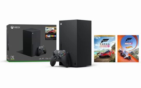 Xbox Series X 游戏主机及《极限竞速 地平线5》捆绑包现货+包邮!