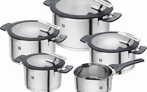 Zwilling 双立人 Simplify 不锈钢锅具5件套特卖+包邮！勾选coupon再降!