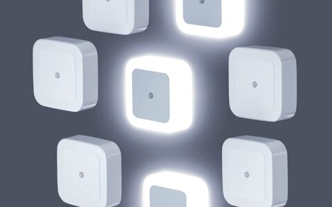 Sujeet 壁插式 Led 光感应夜灯8件套特卖！自动开/关，即插即用！