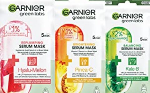 Garnier 卡尼尔全新升级安瓶精华面膜特惠+5件额外9.5折（可拼单）！补水，抗疲劳，平衡油脂3款可选，5分钟焕发神彩