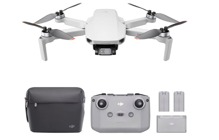 DJI 大疆Mini 2 Fly More Combo 超轻可折叠无人机套装特卖+包邮！_A_