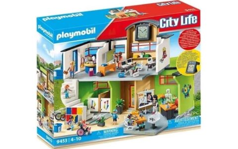 德国创意拼装玩具 Playmobil 9453 City Life 精装教学楼特卖+包邮！