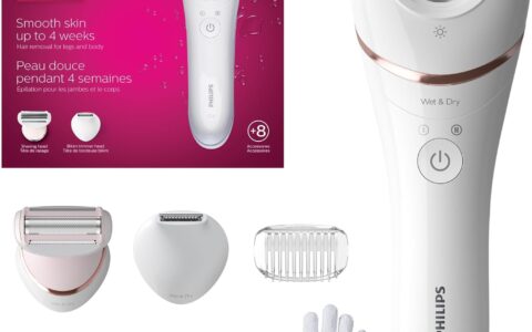 历史低价！Philips 飞利浦 8000系列 BRE720/14 三合一 干湿两用 电动脱毛仪套装特卖+包邮！原价99.99