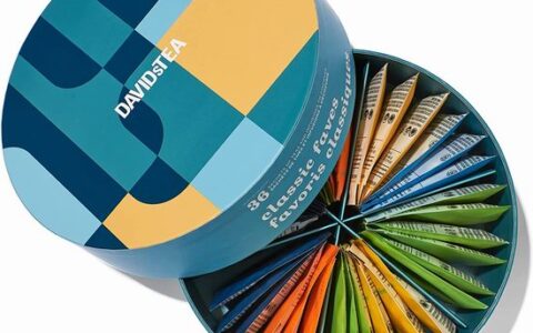 新低！DAVIDsTEA 经典茶叶茶包礼盒36袋特卖+包邮！内含12种经典茶叶