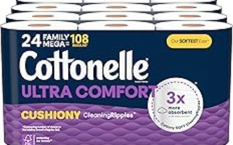 两款 Cottonelle 卫生纸特卖+包邮！ Cottonelle 超柔软舒适双层卫生纸 24=108卷 超值特卖！