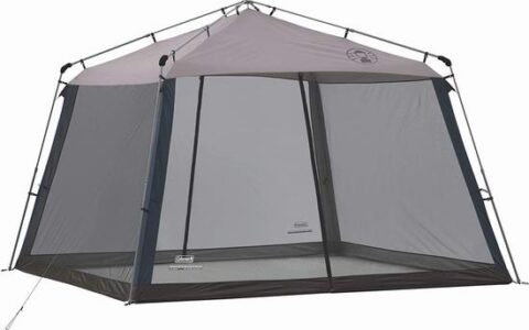Coleman 11x11英尺 快速搭建 防紫外线 防蚊蝇 便携式纱网遮阳棚特卖+包邮！原价252.99