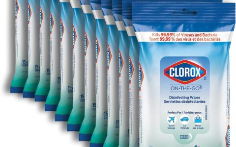历史低价！Clorox 便携消毒湿巾 15片 x 12 套装特卖！ 有效杀死99.99%病菌
