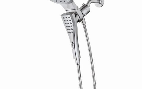 历史低价！Moen 220C2 Verso 镀铬花洒加手持二合一淋浴头特卖+包邮！