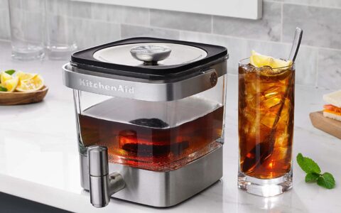 KitchenAid 28盎司 不锈钢冰咖啡机特卖+包邮！