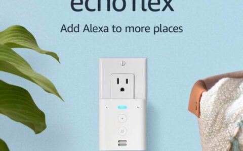 白菜价！Echo Flex 壁插式迷你智能扬声器/音箱特卖！带Alexa
