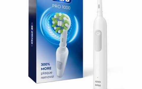 历史低价！Oral-B Pro 1000 3D震动电动牙刷特卖+包邮！3色可选！
