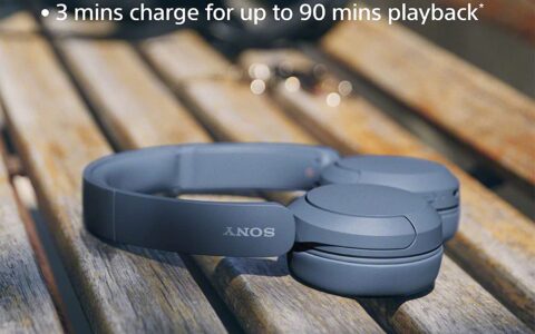 历史最低价！Sony WH-CH520 舒适高效头戴式无线耳机特卖+包邮！4色可选