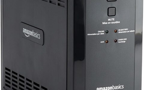 Amazon Basics UPS 1000VA 550W 9插座 备用电源和浪涌保护器特卖+包邮！停电应急必备！