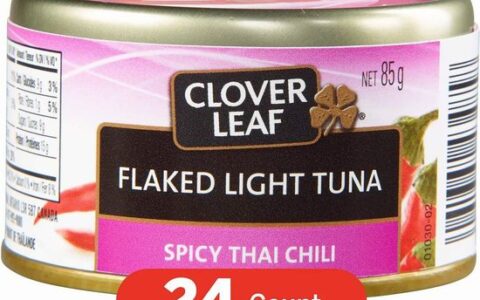 Clover Leaf  泰式香辣 金枪鱼罐头套装 85g X 24 特卖+包邮！