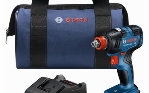 手慢无！历史低价+再送价值99的电池！Bosch GDX18V-1800B12 18V  无刷冲击起子/电钻套装特卖+包邮！