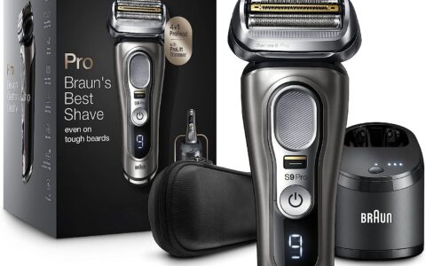 Braun 博朗 9 Pro 旗舰款 9465cc 干湿两用剃须刀特卖+包邮！带5合一智能护理桶