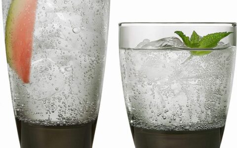白菜价！Libbey Classic Smoke 无铅玻璃杯/酒杯16件套特卖！