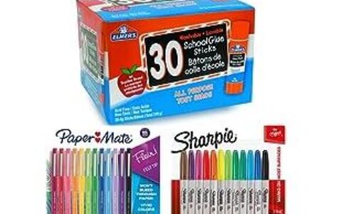 多款 Sharpie、Expo、Paper Mate 品牌记号笔、橡皮擦、胶水等文具特卖+额外8.5折！