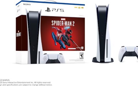 历史最低价！PlayStation 5 Slim 游戏机+漫威的《蜘蛛侠2》捆绑包特卖+包邮！