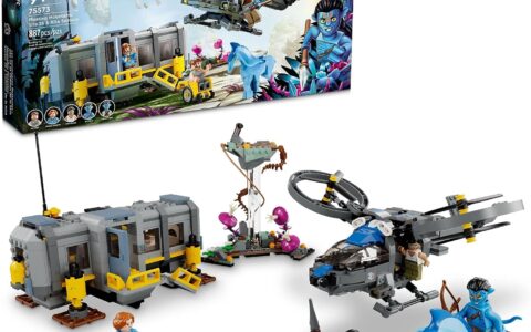 新低！LEGO 乐高 75573 阿凡达 悬浮山：第 26 号地点与 RDA 萨姆森运输机（887Pcs）特卖+包邮！