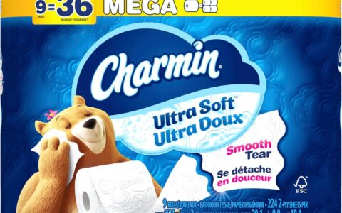Charmin Ultra Soft 双层 超柔软卫生纸特卖！9大卷=36普通卷