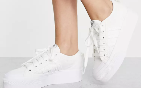 Adidas 女式经典款 Nizza Platform 厚底增高鞋特卖+包邮！