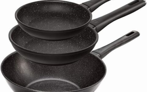 Zwilling 双立人 Marquina 耐用中式不粘底深炒锅三件套特卖+包邮！意大利制造