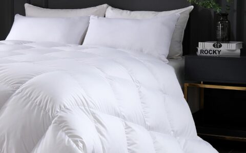 YIYEKE 25%白鹅绒 蓬松轻盈 柔软舒适 四季羽绒被特卖+包邮！Queen size