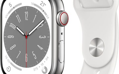 历史低价！Apple Watch Series 8   (GPS + Cellular 45mm) 智能手表特卖+包邮！会员专享！两色可选！