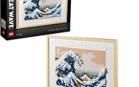 LEGO 乐高 3D日式墙饰  31208 Hokusai  – 神奈川冲浪里 （1810块）特卖+包邮！