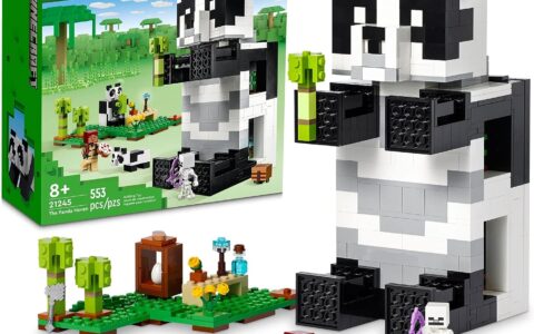 LEGO 乐高 21245 熊猫天堂（553块）特卖+包邮！超大尺寸熊猫屋